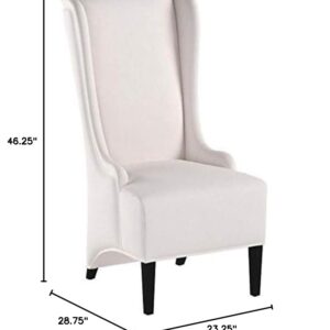 Christopher Knight Home Callie Fabric Dining Chair, Beige, 23.25" x 28.75" x 46.25"