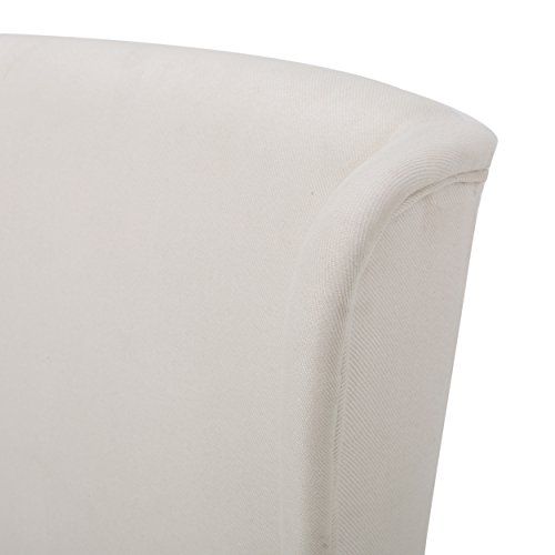 Christopher Knight Home Callie Fabric Dining Chair, Beige, 23.25" x 28.75" x 46.25"