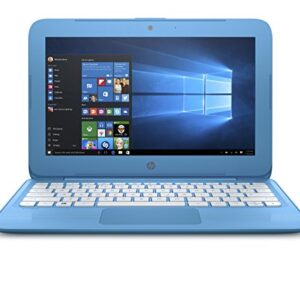 HP Stream 11-Inch Laptop, Intel Celeron N4000 Processor, 4 GB RAM, 32 GB eMMC, Windows 10 S with Office 365 Personal for One Year (11-ah110nr, Blue)