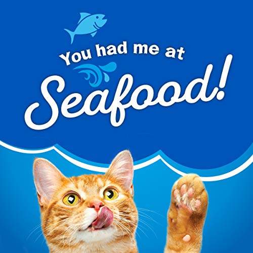 Purina Friskies Dry Cat Food, Seafood Sensations - (4) 3.15 lb. Bags