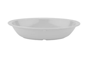 g.e.t. dn-332-w-ec 32 oz. oval rimmed melamine bowls melamine, white (pack of 4)