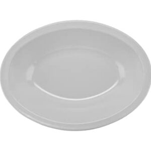 G.E.T. DN-332-W-EC 32 oz. Oval Rimmed MELAMINE BOWLS Melamine, White (Pack of 4)