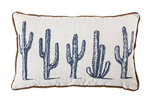 H HIEND ACCENTS 5 Cactus Linen Pillow, 16x26