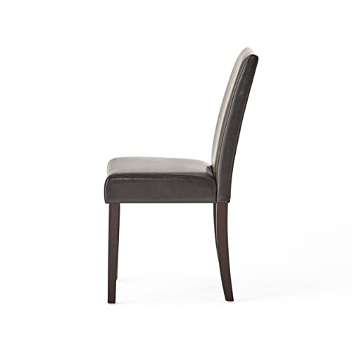 Christopher Knight Home Ryan Dining Chair, Leather, Brown