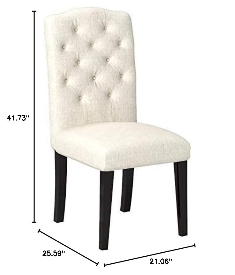 Christopher Knight Home CKH Crown Top Dining Chairs, 2-Pcs Set, Ivory