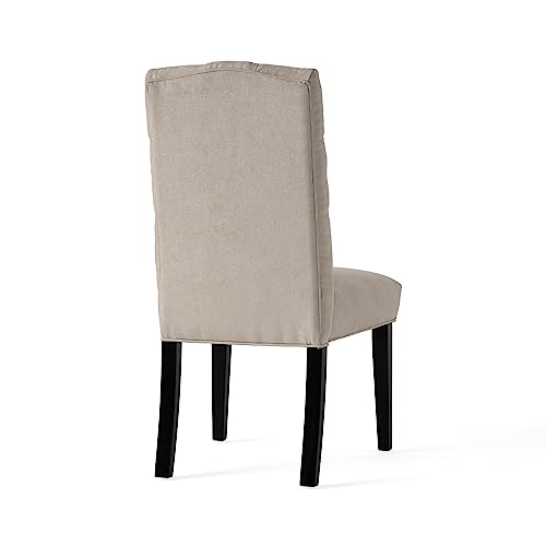 Christopher Knight Home CKH Crown Top Dining Chairs, 2-Pcs Set, Ivory