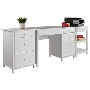 Winsome Wood Delta 3-Pc Set Home Office, White