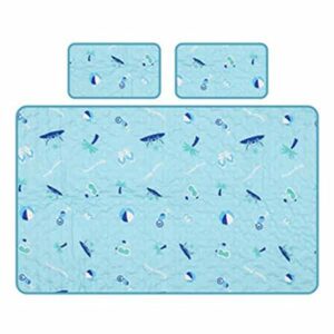 hanil cool gel mattress bed pad cooling topper fabric washing patten for summer (double)