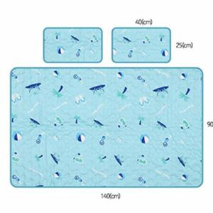 Hanil Cool Gel Mattress Bed Pad Cooling Topper Fabric Washing Patten for Summer (Double)