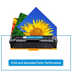 True Image Compatible Toner Cartridge Replacement for HP 204A CF510A Color Laserjet Pro MFP M180nw M154nw M180n M154a MFP M181fw CF511A CF512A CF513A (Black Cyan Yellow Magenta, 4-Pack)