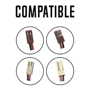 Dual-Lite 0120822-E 12-822 Atlight 100003A097 Lithonia Chloride 100-003-A093 100-003-A095 2.4v 800mah NiCad Battery Pack Replacement Exit Sign Emergency Light 12-790 Custom-7