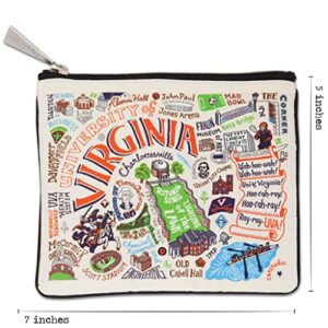 Catstudio Zipper Pouch, University of Virginia Travel Toiletry Bag, 5 x 7, Ideal Makeup Bag, Dog Treat Pouch, or Purse Pouch to Organize School & Office Supplies for Students, Grads & Alumni