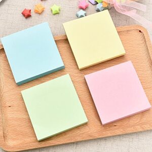 Early Buy 6 Candy Color Sticky Notes Self-Stick Notes 3 in x 3 in, 100 Sheets/Pad, 12 Pads/Pack in Box