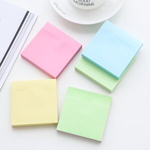 Early Buy 6 Candy Color Sticky Notes Self-Stick Notes 3 in x 3 in, 100 Sheets/Pad, 12 Pads/Pack in Box