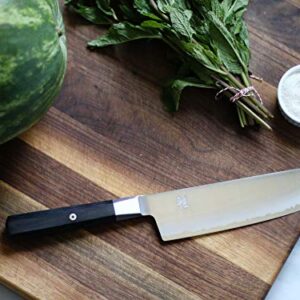 Miyabi Koh Nakiri Knife,Black/Stainless Steel,6.5"