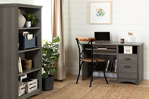 South Shore Gascony Desk, Gray Maple