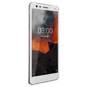 Nokia 3.1 - Android 9.0 Pie - 16 GB - Dual SIM Unlocked Smartphone (AT&T/T-Mobile/MetroPCS/Cricket/Mint) - 5.2" Screen - White - U.S. Warranty