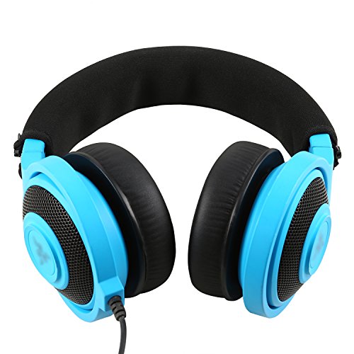 Kraken Headband Cover, JARMOR Replacement Head Band Protector with Zipper [ Easy Installation ] for Razer Kraken Headphones ONLY (Black)