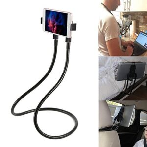lazy neck phone holder hand-free rotating vertical horizontal gooseneck multiple function mounts - for cell phone,tablet,ipad,kindle,iphone,samsung,and other smartphone devices multi angle holder