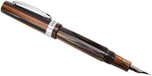 monteverde giant sequoia fountain pen - extra fine nib fountain pen, brown (mv32267)