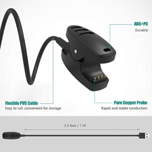 TUSITA Charger Compatible with Suunto 3 Fitness,Suunto 5, Traverse, Kailash, Spartan Trainer, Ambit 1 2 3 - USB Charging Cable 100cm - Smartwatch Accessories