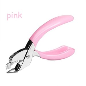 Staple Removers Staple Pull Office Staple Removal Tool Hand-held Comfort and Energy Saving, no Damage to Paper(Pink and Blue)