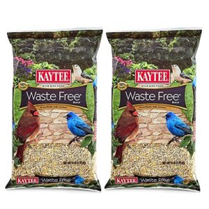 kaytee waste free bird seed blend, 5-pound (2 pack)