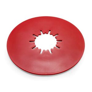 eaz lift tpe 12" premium fifth wheel lube plate red w/ptfe (44678)