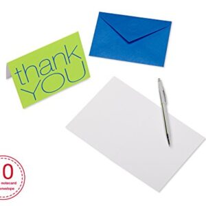 American Greetings Thank You Cards with Envelopes, Bold Multicolored (50-Count)