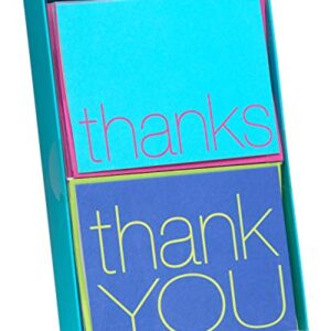 American Greetings Thank You Cards with Envelopes, Bold Multicolored (50-Count)