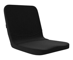 bonmedico padded floor chair with back support - foldable floor seating for adults, kids, gaming, reading and meditation - gifts for women and men