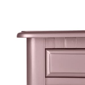 BOBKONA PDEX- Croix Collection Vanity Set With Stool, Rose Gold