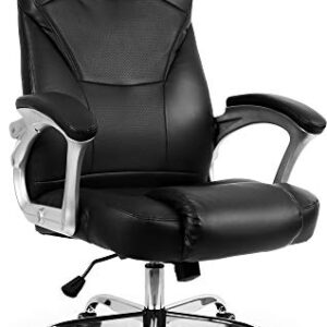 neo chair Office Chair Computer Desk Chair Gaming - Ergonomic High Back Cushion Lumbar Support with Wheels Comfortable Black Leather Racing Seat Adjustable Swivel Rolling Home Executive…