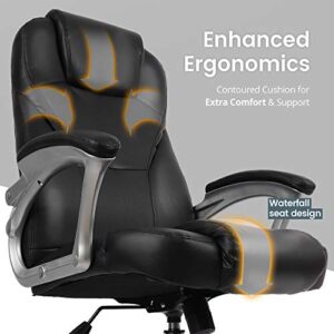 neo chair Office Chair Computer Desk Chair Gaming - Ergonomic High Back Cushion Lumbar Support with Wheels Comfortable Black Leather Racing Seat Adjustable Swivel Rolling Home Executive…