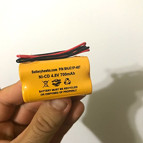 Battery Hawk (5 Pack) DAA700MAH4.8V BL93NC487 DAA700MAH4.8V Ni-CD AA 700mAh 4.8v McNair AA600mAh Unitech AA700MAH AA500MAH BL93NC484