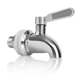 ProMaker Stainless Steel Beverage Dispenser Replacement Faucet Tap Spigot for Homebrew Barrel Fermenter Wine Beer Beverage Juice Dispenser Spigot (Beverage Dispenser)