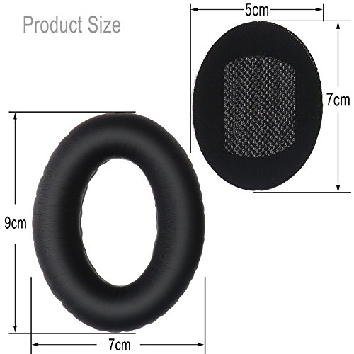 SING F LTD Replacement Ear Pads Earpad Soft Leather Mesh Inner Cushion Ear Cups Compatible with AE1 Triport TP-1 TP-1A Headphones