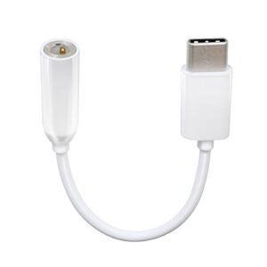 エレコム elecom type-c to 4 pole earphone terminal conversion cable, white