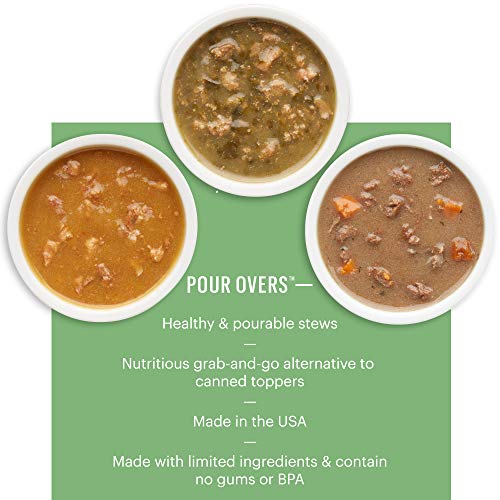 The Honest Kitchen Dogs Superfood POUR OVERS Lamb& beef stew Pack of 12, Pumpkin, 5.5 ounces