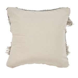 LR Home Priscilla Throw Pillow, 20" x 20", Gray