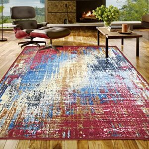 superior arn-nylon-parent area rug, 8' x 10', multicolor