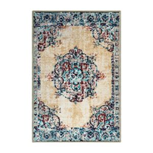 Superior Deck-Nylon-Parent Area Rug, 2 ft x 3 ft, Cream