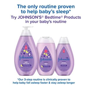 Johnson's Sleepy Time Bedtime Baby Gift Set with Relaxing NaturalCalm Aromas, Bedtime Baby Bath Shampoo, Wash & Lotion Essentials, Hypoallergenic & Paraben-Free, 4 Items