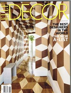 elle decor june 2018 the best designers in the world - the new a-list single issue magazine – 2018