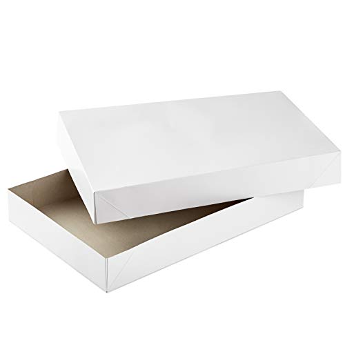 Hallmark Large Gift Boxes with Lids (12 X-Large Shirt Boxes for Sweaters or Robes) for Christmas, Holidays, Birthdays and More