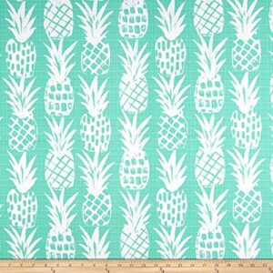 premier prints luxe outdoor pineapple surfsidebasketweave, fabric by the yard