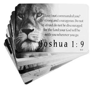 men’s scripture cards (10-pack), inspirational memorization bible verse cards of encouragement (niv)