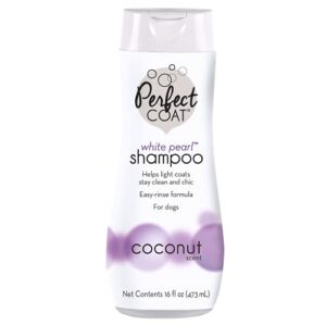 perfect coat white pearl shampoo with shed control