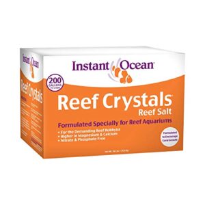 instant ocean-aquarium systems 200 gallon reef crystals sea salt (box)