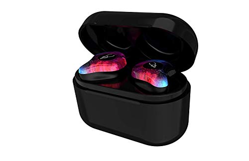 Sabbat X12 PRO 3D Clear Sound True Wireless Earbuds Blutooth 5.2 TWS Stereo Earphones A week's Endurance with Built-in Mic and Charging Case for iPhone, Samsung, iPad, Android(Flames)